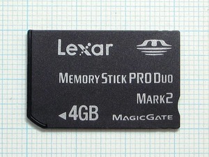 ★Lexar メモリースティック PRO Duo ４ＧＢ 中古★送料８５円・１８５円