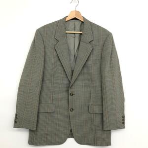 ◆DAKS LONDON ダックスロンドン 2Bテーラード ジャケット ◆ ブラウン/カーキ メンズ アウター チェック