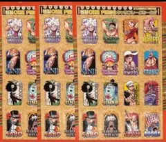 3枚　ONE PIECE キャラフレークシール　週刊少年ジャンプ付録