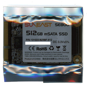 旭東エレクトロニクス 内蔵SSD SUNEAST SE800-m512GB 未使用 [管理:1050023932]