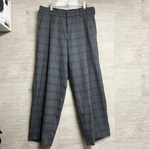 Kolor カラー 23SCM-P16110 23SS POLYESTER Rayon W.Pant チェック ワイドパンツ 3 【中目黒b1】