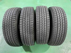 ダンロップ ウィンターマックス SV01 DUNLOP WINTER MAXX 195/80R15 107/105L 4本セット スタッドレスバン用 中古 9分山 