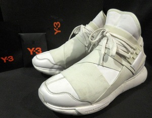 定価51,150円 アディダス ワイスリー カーサ adidas Y-3 QASA HIGH AQ5500 TRIPLE WHITE AQ5500 スニーカー 靴 ヨウジヤマモト