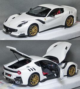 1/18 スケール　フェラーリ F12 TDF（Avus White　*ホワイト）*ダイキャスト製　*品番BBR182103WDIE　*BBR製　　　*06