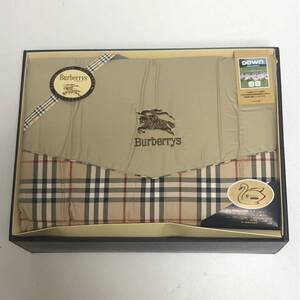 激レア【送料無料】新品未使用/正規品/Burberry/Burberrys/バーバリーズ/羽毛掛ふとん/布団/ダウンケット/ダウン88%/フェザー12%(Y87）