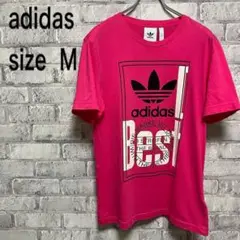 人気【adidas】アディダス Tシャツ Mサイズ お洒落