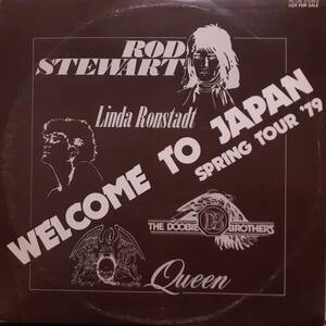 レア PROMO日本盤LP非売品！Queen,他 V.A./ Welcome To Japan!! Spring Tour 