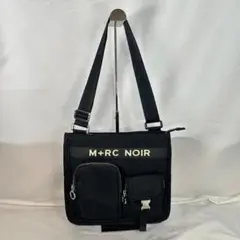 美品 M+RC NOIR ショルダーバッグ BLK メッセンジャーバック