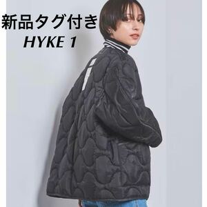 新品 HYKE ハイク キルティングライナージャケット hyke QUILTED LINER JACKET ブラック サイズ：1