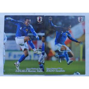 2010 Japan National Team 中古トレカ 2枚 田中 マルクス 闘莉王 & 遠藤 保仁 ( #642 )