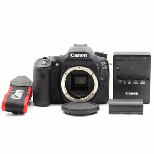 シャッター数4687枚 CANON EOS 80D ボディ デジタル一眼レフカメラ キヤノン