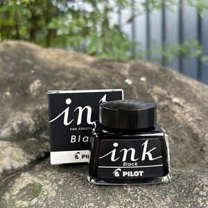 ■▲【PILOT/パイロット】万年筆専用の瓶入りインキ INK-30 ブラック 黒 水性 インク ガラスびん 新品 /PLT-INK30-BK