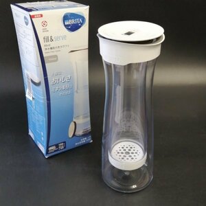 Brita 浄水機能付きカラフェ ホワイト グラファイト ブリタ フィル&サーブ 容量1.3L 小型 高性能【USED品】 22 01004