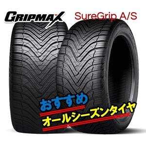 235/55R19 19インチ 4本 オールシーズン タイヤ グリップマックス シュアグリップ オールシーズン GRIPMAX SureGrip A/S F