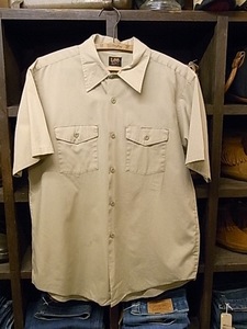 ビッグサイズ LEE WORK SHIRT SIZE 16 1/2 リー ワーク シャツ 半袖