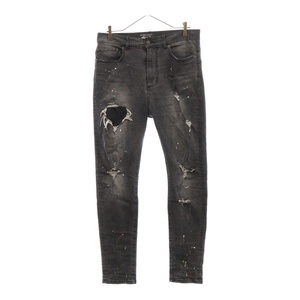 glamb グラム Zack skinny denim pants グラム ザックスキニーデニムパンツ ブラック GB0118/P12