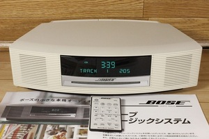★完動品 きれいな白 BOSE Wave music system AWRCCC CD/FM/AM★