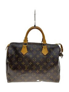 LOUIS VUITTON◆1)スピーディ30_モノグラム・キャンバス_BRW/PVC/BRW