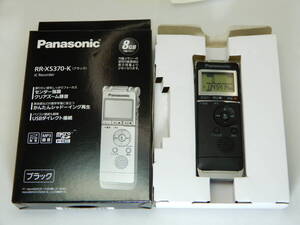 パナソニック Panasonic ICレコーダー RR-XS370-K　ブラック