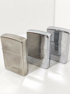 1円【おまとめ】Zippo　ジッポー 3点まとめ　オイルライター ライター　Zippoマーク