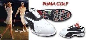 1円★正規品★PUMA GOLF プーマゴルフ ティッパーワイドゴルフシューズ★スマートクィル★26cm★白黒★右利用【本物保証】店頭完売