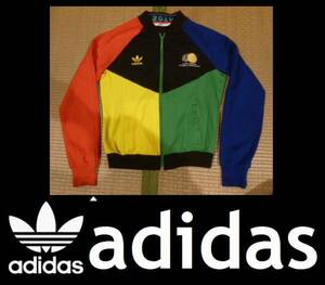 2010　南アフリカ　W杯　クレイジーカラー　adidas　ジャージ　トラックジャケット　サッカー　フットサルに