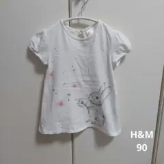 H&M エイチアンドエム 90 Tシャツ 半袖トップス