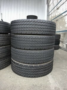 225/80R17.5　123/122L　ヨコハマ　905W　中古スタッドレス４本　送料無料　（060819）