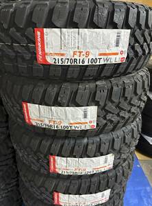 NANKANG　ナンカン　FT-9　215/70R16　ホワイトレター　4本セット　未使用品　2022年/2021年　年式違い