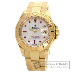 ROLEX ロレックス 16628NGR ヨットマスター 腕時計 K18イエローゴールド K18YG メンズ 中古