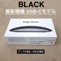 最新機種 USB-C ブラック Apple Magic Mouse アップル