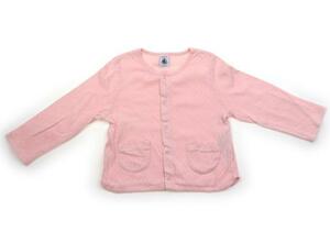 プチバトー PETIT BATEAU カーディガン 80サイズ 女の子 子供服 ベビー服 キッズ