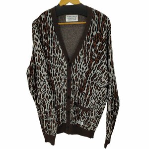 WACKO MARIA(ワコマリア) LEOPARD COTTON CARDIGAN レオパードカーディガ 中古 古着 0345