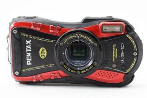 ◆超人気◆ ペンタックス PENTAX WG-10 レッド コンパクト デジタルカメラ #4658