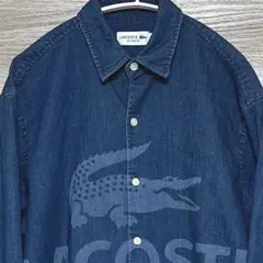 古着/長袖シャツ/LACOSTE/ビックロゴ/ラコステ/RIN古着