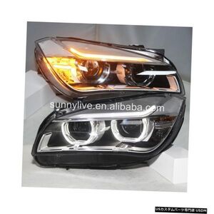 輸入カーパーツ BMW X1 E84 LEDストリップエンジェルアイズヘッドライト2009-2014年 For BMW X1 E