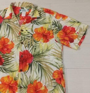 古着/アロハ/TWO PALMS/トゥーパームス/サイズ S/レーヨン 100％/ALOHA/Made in Hawaii USA/ハワイ製