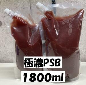 極濃PSB 1800ml 4倍に薄めた画像有 スポイト＆エビオス錠16粒セット