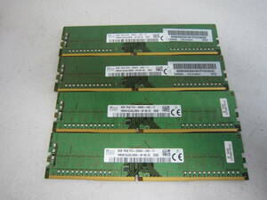 1689★SK hynix DDR4 PC4-2666V 8GB×4　計32GB 動作品