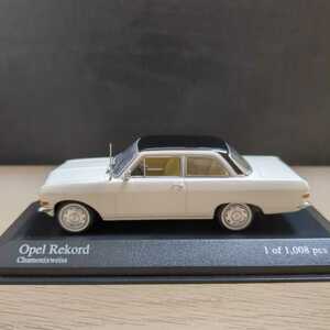 1/43 Opel Rekord A(オペル レコルト)1962 White(ホワイト/白)　MINICHAMPS(ミニチャンプス)