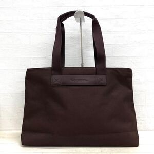 1616◎ LANCEL ランセル バッグ カバン ハンド トート ファスナー ワンポイント ロゴ カジュアル ブラウン レディース