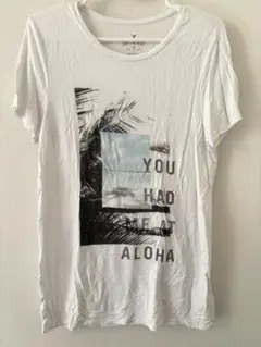 【匿名配送】AMERICAN EAGLE Tシャツ Mサイズ ホワイト