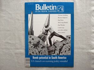 【原子力科学者会報 英語】 Bulletin of the Atomic Scientists 1989-5 /Bomb potential in South America /核科学者紀要 核兵器 軍備管理