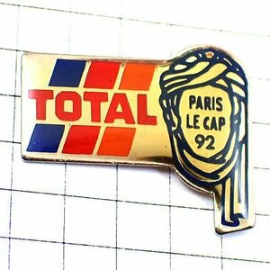 ピンバッジ・パリルカップ車ラリーレースアフリカ1992年トタル石油 TOTAL PARIS-LECAP◆フランス限定ピンズ
