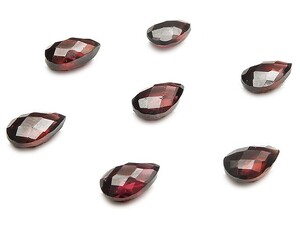 ロードライトガーネット ペアシェイプブリオレットカット ルース 8×5mm 5コ販売 / 60-14 GN8PB