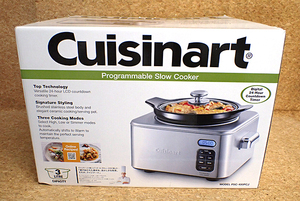 【新品 未使用】Cuisinart クイジナート スロークッカー シルバー PSC-400PCJ タイマー 自動保温 3L 電気圧力なべ 本体(PDA1120-2)