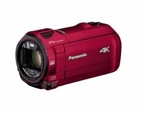 ◆送料無料◆新品保証付◆Panasonic◆デジタル4Kビデオカメラ◆内蔵メモリー64GB◆HC-VX992MS-R レッド◆即決◆