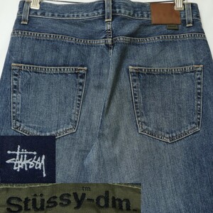 USA製 90s 00s Stussy-dm. オールド ビンテージ ステューシー デニムパンツ W30 (実寸 W30.7) 米国製 ジーンズ //