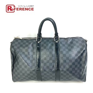 LOUIS VUITTON ルイヴィトン N41418 キーポル バンドリエール45 カバン 旅行バッグ ダミエグラフィット ボストンバッグ .ブラック【中古】