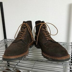 Alden Chamois Suede Wingtip Boot Barrie 6 1/2D LEFFOT別注